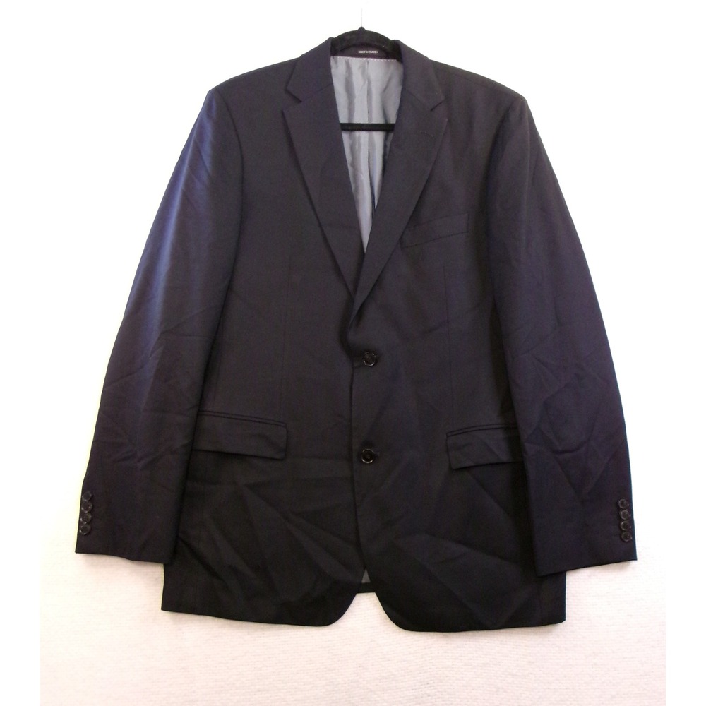 Hugo Boss "Pasolini" Men's Blazer Jacket | Size 42L | Navy Blue Pure Wool
